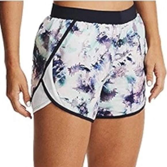 Under Armour Pants - Under Armour Women's Fly By 2.0 Multicolor Athletic Running Shorts Gym 3” Sz L